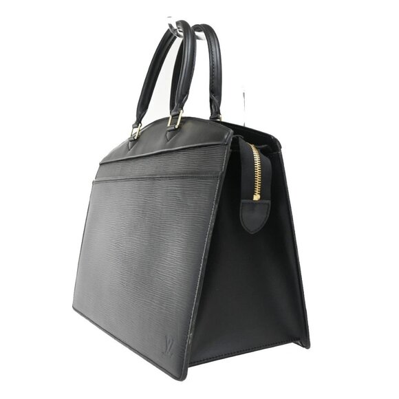 LOUIS VUITTON LV Logo Riviera Hand Bag Epi Leather Black France M48182 33TA042 - Picture 2 of 15